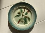 Frans Barbotine Majolica bordje met fruit, Antiek en Kunst, Antiek | Keramiek en Aardewerk, Ophalen of Verzenden