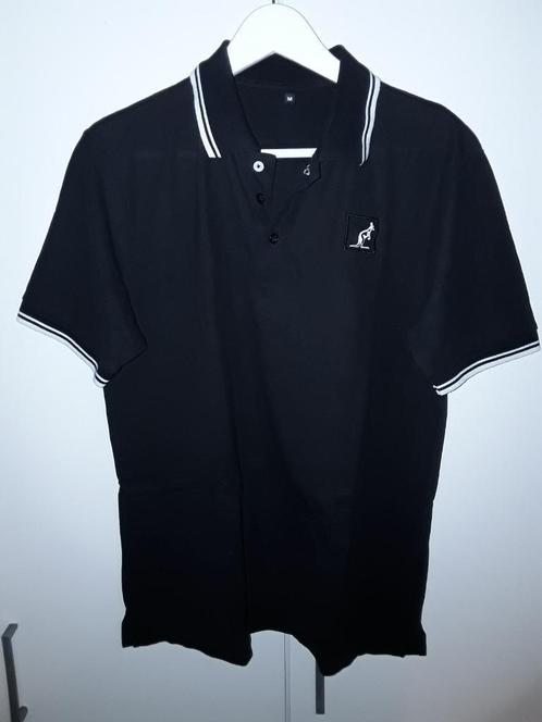 Australian Zwart Polo T-shirt Maat M, Kleding | Heren, T-shirts, Zo goed als nieuw, Maat 48/50 (M), Zwart, Verzenden
