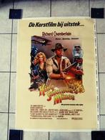 Nederlandse Filmposter King Solomon's Mines (1985), Ophalen of Verzenden, Gebruikt, Rechthoekig Staand, Film en Tv