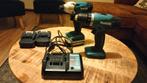 Makita Accu Boormachine + Slagschroefmachine Set, Doe-het-zelf en Verbouw, Gereedschap | Boormachines, Ophalen of Verzenden, Zo goed als nieuw