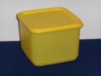 Tupperware Cubix 1L, Geel, Op voorraad, NIEUW, Nieuw, Ophalen of Verzenden, Bus of Trommel, Geel