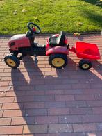 Trap tractor met aanhanger, Kinderen en Baby's, Speelgoed | Buiten | Voertuigen en Loopfietsen, Ophalen of Verzenden, Gebruikt