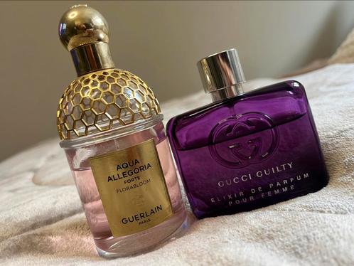 Guerlain floraboom & Gucci elixir eau de parfum, Sieraden, Tassen en Uiterlijk, Uiterlijk | Parfum, Zo goed als nieuw, Ophalen of Verzenden