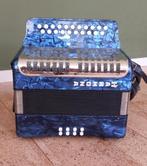 trekzak  trekharmonica Harmona CF gestemd, Muziek en Instrumenten, Accordeons, Overige formaten, Zo goed als nieuw, Met riemen