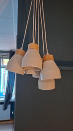 Hanglamp van made, Huis en Inrichting, Lampen | Hanglampen, Verzenden, Gebruikt, Hout, 75 cm of meer