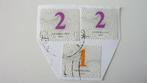 postzegel 2010  - 2 eurocent + 1 eurocent, Ophalen, Na 1940, Gestempeld