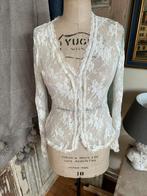 Kanten witte blouse v Mark maat S izgs, Ophalen of Verzenden, Zo goed als nieuw, Maat 36 (S), Wit