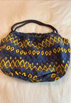 Bijenkorf Tas Geel/Blauw - Strand/Boodschappen, Ophalen of Verzenden, Gebruikt, Geel, Shopper