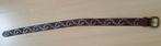 Prachtige lederen riem, Silver Creek, metaalknopjes, 80 tot 90 cm, Ophalen of Verzenden, Zo goed als nieuw, 3 tot 5 cm