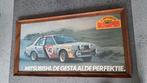 Mitsubishi lancer Rally Kampioen Poster 1983 42 x 80 cm, Ophalen of Verzenden