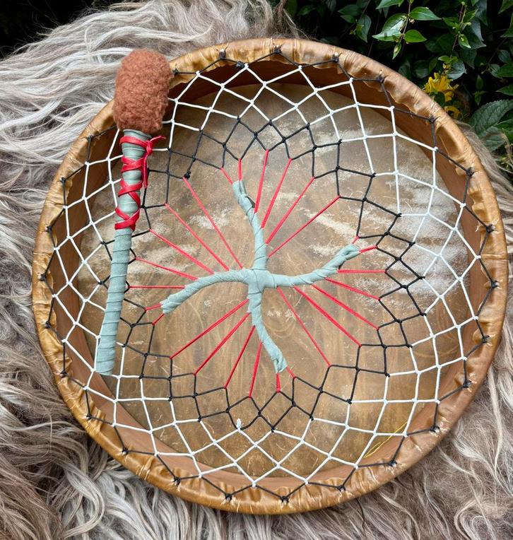 Sjamanendrum Kameel 47 cm, Muziek en Instrumenten, Percussie, Ophalen of Verzenden