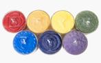 7 Chakra Theelichtjes - Kleurrijk en Sfeervol, Overige materialen, Groen, Nieuw, Ophalen of Verzenden