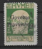 Fiume Michel 114 III gestempeld, Ophalen of Verzenden, Overige landen, Gestempeld