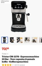 Tristar CM-2278 Espressomachine - Nieuw!, Espresso apparaat, Nieuw, Gemalen koffie, Ophalen