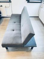 Grijze slaapbank / loungebank 2 stuks, Huis en Inrichting, Tweepersoons, Zo goed als nieuw, 200 cm, Grijs