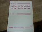 Kohler: Etuden fur flöte 1 op. 33 -  No. 1, Muziek en Instrumenten, Gebruikt, Dwarsfluit of Piccolo, Ophalen of Verzenden, Artiest of Componist
