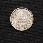 10 cent 1890, Postzegels en Munten, Munten | Nederland, Koning Willem III, Verzenden, Zilver, 10 cent