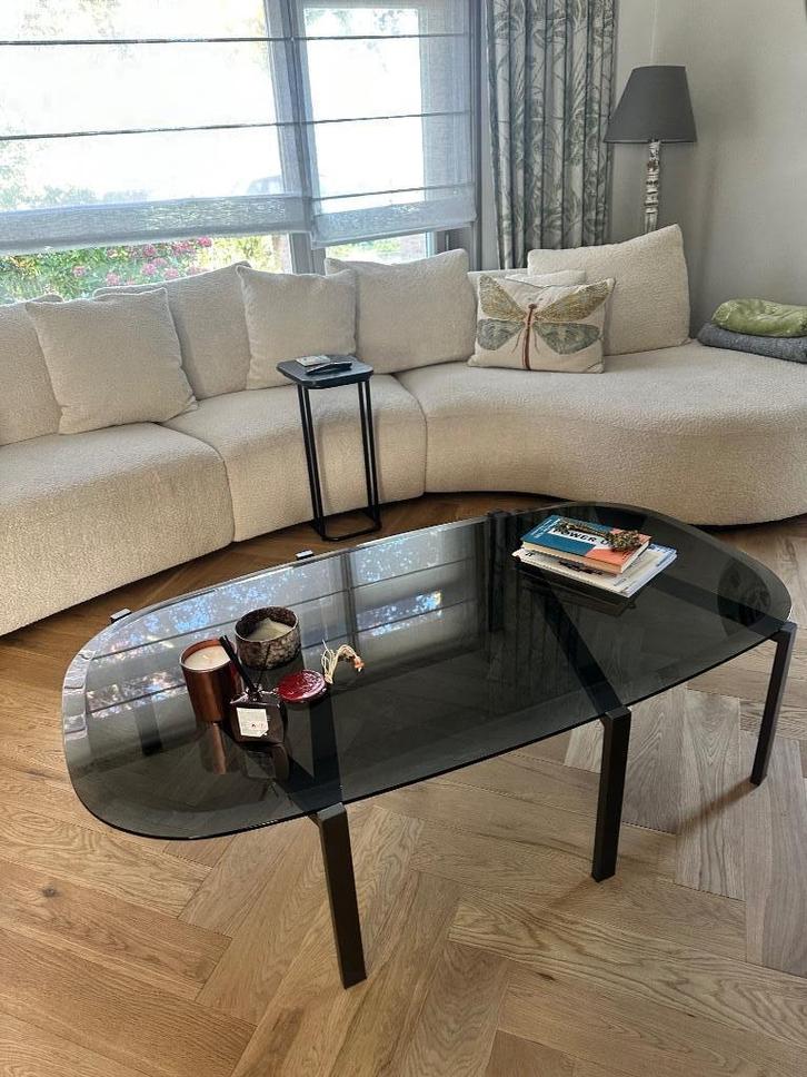 Salon tafel, Huis en Inrichting, Tafels | Salontafels, Zo goed als nieuw, Minder dan 50 cm, 50 tot 100 cm, 100 tot 150 cm, Ovaal