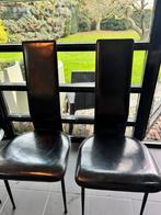 Mooie zwarte eetkamerstoelen van Giancarlo Vegni, Huis en Inrichting, Ophalen, Gebruikt, Zwart, Vier