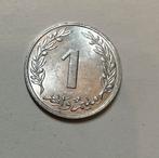 1 millim Tunesië 1960, Postzegels en Munten, Munten | Afrika, Ophalen of Verzenden, Overige landen