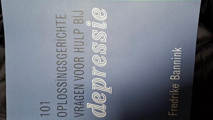 101 oplossingsgerichte vragen voor hulp bij depressie, Boeken, Psychologie, Zo goed als nieuw, Ophalen of Verzenden