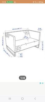 Zitbankje grijs 2  personen (ikea knopparp), Huis en Inrichting, Ophalen, Overige typen, Tweepersoons, Zo goed als nieuw