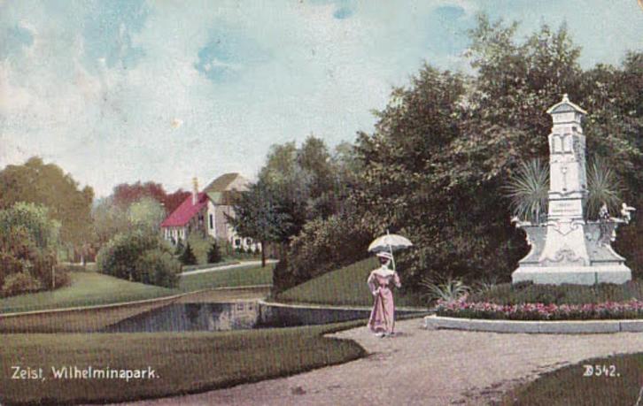 Zeist, Wilhelminapark, Verzamelen, Ansichtkaarten | Nederland, Gelopen, Utrecht, Ophalen of Verzenden