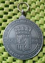 Medaille : W.S.V Eemskanters Delfzijl 1958 - 1983 , Jubileum, Postzegels en Munten, Penningen en Medailles, Nederland, Overige materialen