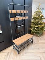 MAZAZU XL Kapstok met Zitbank - Industrieel Design, Ophalen, Zo goed als nieuw