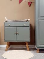 Vintage commode met bladvergroter groen, Ophalen of Verzenden, Zo goed als nieuw, 75 tot 100 cm, Minder dan 50 cm