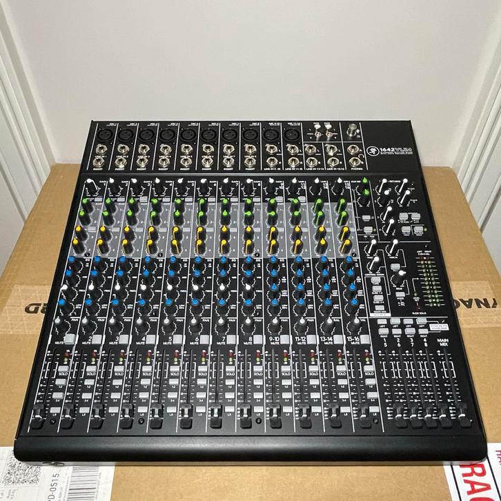 Mackie 1642 VLZ4 Mengpaneel - Zo goed als nieuw!, Muziek en Instrumenten, Mengpanelen, Zo goed als nieuw, 10 tot 20 kanalen, Ophalen of Verzenden