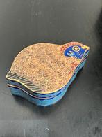 Chinees cloisonne pillen doosje Kwartel  6/3.5 cm, Ophalen of Verzenden
