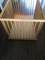 Houten box, Kinderen en Baby's, Boxen, Ophalen, Gebruikt, Rechthoekig, In hoogte verstelbaar