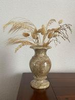 Zware natuurstenen vaas – Marmer / Onyx / Travertijn?, Huis en Inrichting, Ophalen, Steen, Overige kleuren, Zo goed als nieuw