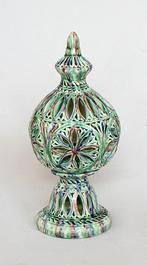 Friese Kerfsnede Lamp gemerkt F.V  Frank Visser 1923--2005, Ophalen of Verzenden