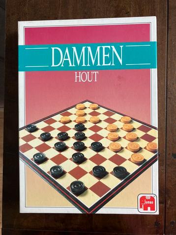 Damspel met houten damstenen van Jumbo beschikbaar voor biedingen