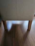 2x Creme Eetkamerstoelen in Goede Staat, Huis en Inrichting, Stoelen, Gebruikt, Twee, Wit, Hout