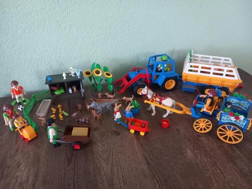 Playmobil Boerderij, Koets & Traktor Set, Kinderen en Baby's, Speelgoed | Playmobil, Gebruikt, Los playmobil, Ophalen of Verzenden