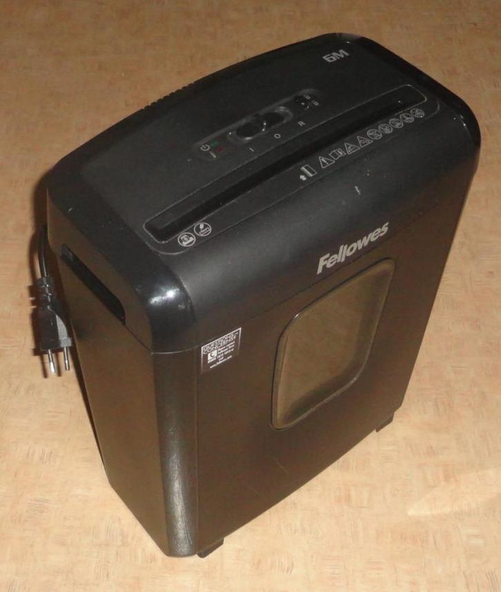 Fellowes 6M Cross-Cut Shredder Papiervernietiger, Diversen, Bureau-accessoires, Gebruikt, Ophalen of Verzenden