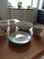 Te koop leuk setje servies voor kerst met rendieren, Huis en Inrichting, Keuken | Servies, Ophalen, Overige stijlen
