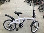 Witte Opvouwbare Fiets - Compact en Handig!, Fietsen en Brommers, Fietsen | Vouwfietsen, Overige merken, Gebruikt, Heren, Versnellingen