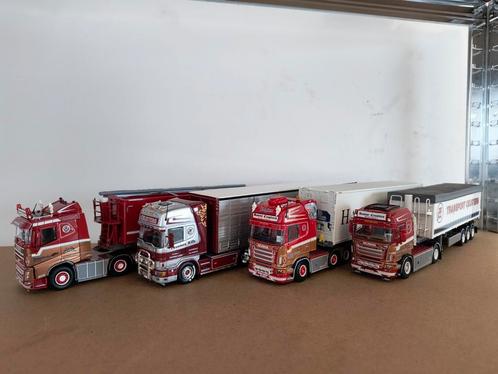 Tekno/Wsi set Ronny Ceusters modellen, Hobby en Vrije tijd, Modelauto's | 1:50, Zo goed als nieuw, Bus of Vrachtwagen, Tekno, Ophalen of Verzenden