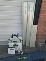 Festool TS 55 FEBQ Invalzaag met Rails, Doe-het-zelf en Verbouw, Ophalen, Gebruikt, Invalzaag, 600 tot 1200 watt