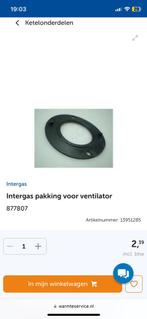 Intergas ventilator pakking 8063166, 877807,  13951285, Ventilator, Ophalen of Verzenden