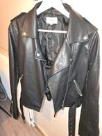 Lederlook jasje, Ophalen of Verzenden, Zo goed als nieuw, Maat 46/48 (XL) of groter, Zwart