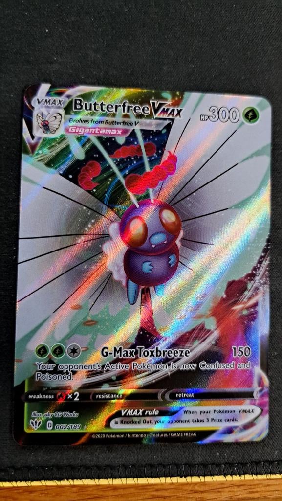 Butterfree Vmax Darkness Ablase DAA 2 Pokémon, Verzenden, Nieuw, Losse kaart, Foil