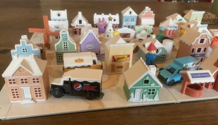 Albert Hein Winterdorp Huisjes Compleet, Verzamelen, Supermarktacties, Albert Heijn, Ophalen of Verzenden
