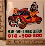 Vintage sticker Takelauto vrachtauto vrachtwagen strip, Ophalen of Verzenden, Zo goed als nieuw, Overige typen