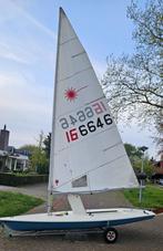 Mooie Laser 106955 met XD trim, eventueel + wal-/wegtrailer, Watersport en Boten, Open zeilboten, Geen motor, Laser, Polyester