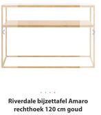 Riverdale Amaro Sidetable Goud - Zo Goed Als Nieuw!, Huis en Inrichting, Tafels | Bijzettafels, Metaal of Aluminium, Ophalen of Verzenden